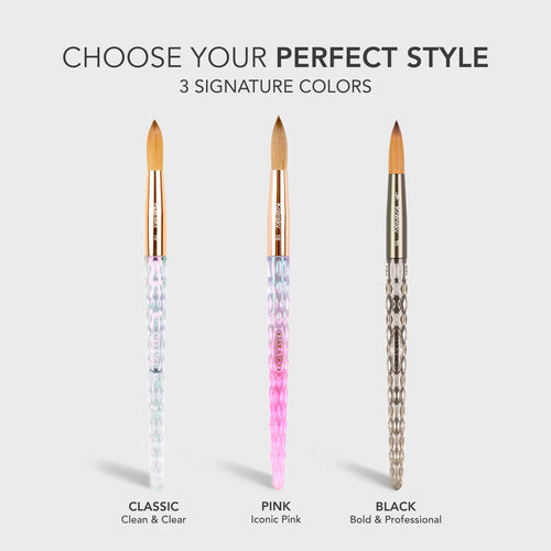 100% Kolinsky Acrylic Nail Brushes