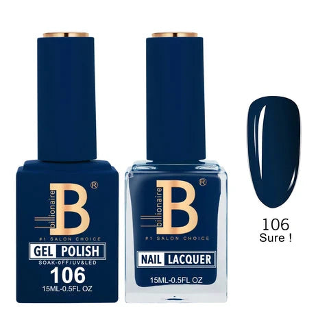 Billionaire Imperial Gel Polish & Nail Lacquer Duo – Choose Your Shade