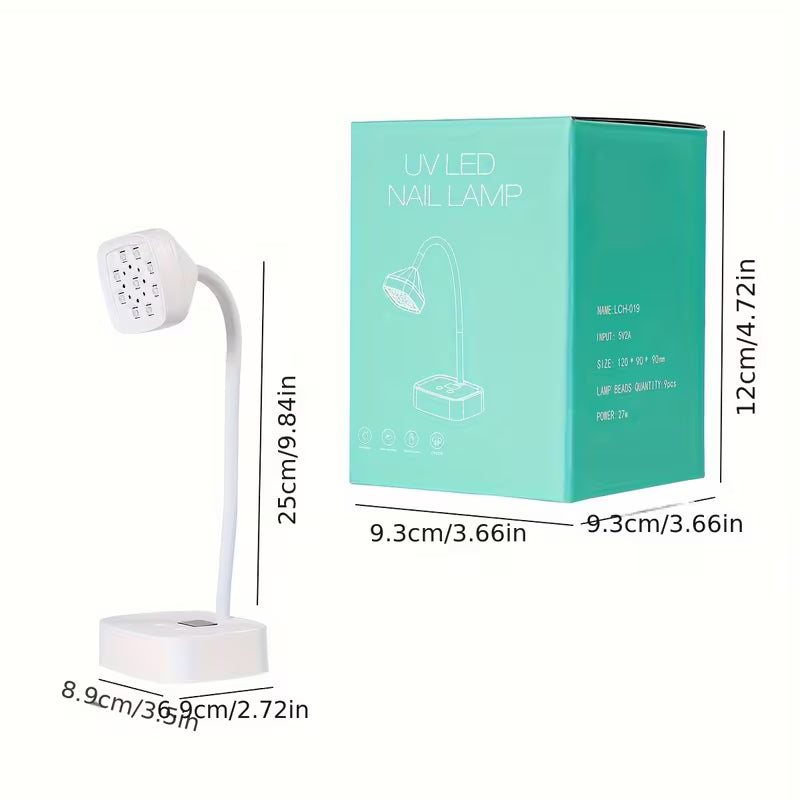 Rechargeable Mini LED Nail Lamp with Automatic Sensor