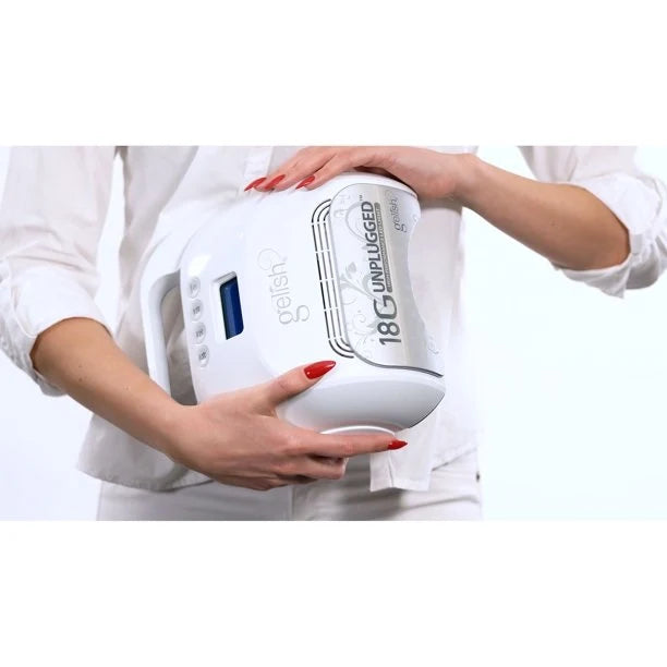 Gelish 18G Unplugged High Performance LED Light – Professional Cordless Gel Curing Lamp