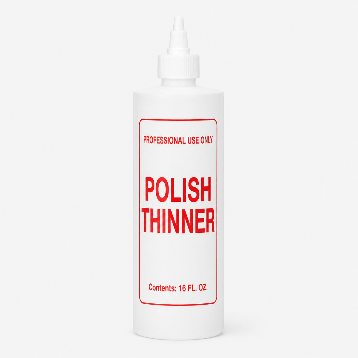 Acetone, Alcohol, Liquid, Cuticle Oil, Callus Remover, Thinner Empty Bottle 8 FL Oz and 16 FL Oz
