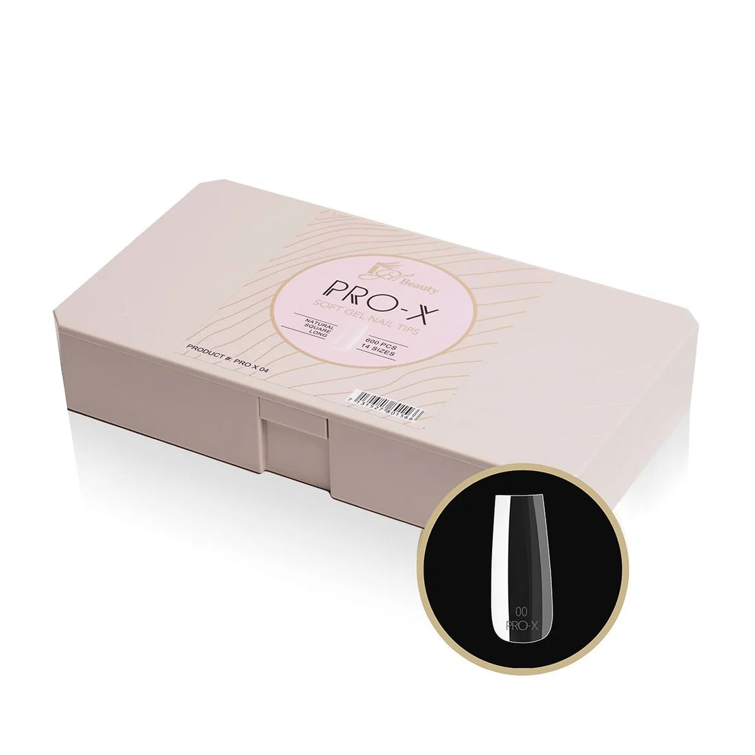 Pro-X Soft Gel Nail Tips – Natural Shapes | Short, Medium & Long
