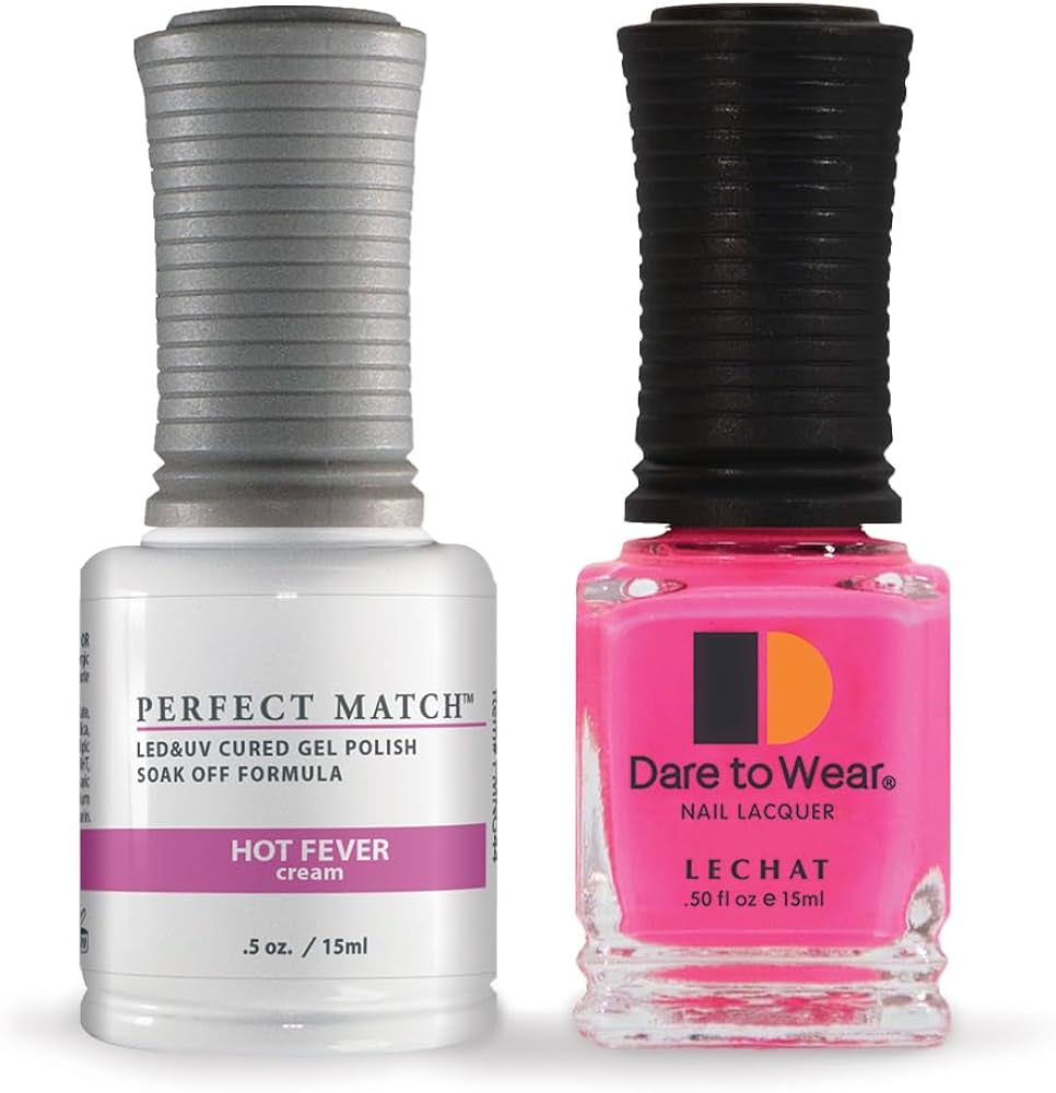 LeChat Perfect Match Gel Polish & Nail Lacquer Duo – Choose Your Shade, 0.5 fl oz (15 mL)