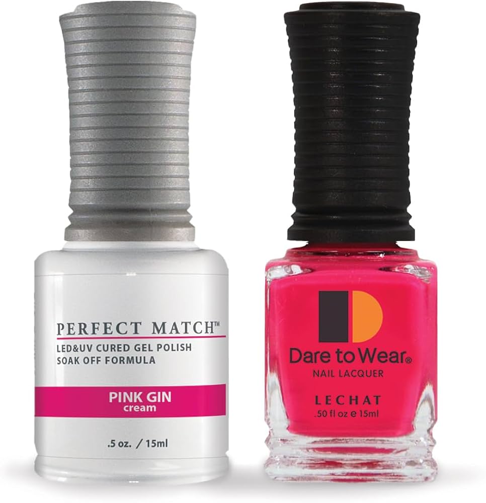 LeChat Perfect Match Gel Polish & Nail Lacquer Duo – Choose Your Shade, 0.5 fl oz (15 mL)