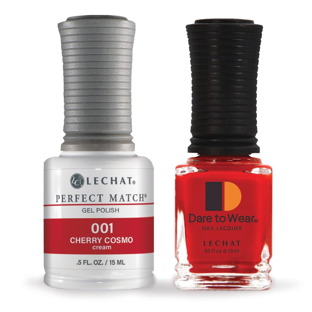 LeChat Perfect Match Gel Polish & Nail Lacquer Duo – Choose Your Shade, 0.5 fl oz (15 mL)