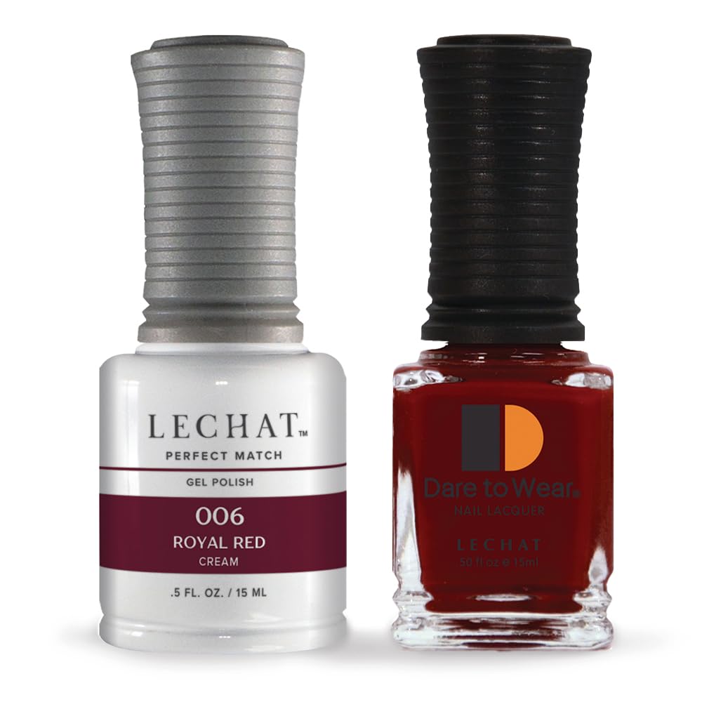 LeChat Perfect Match Gel Polish & Nail Lacquer Duo – Choose Your Shade, 0.5 fl oz (15 mL)