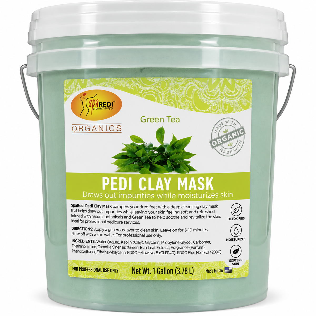 Spa Redi Pedi & JAS Clay Mask – 1 Gallon & 5 Gallon – Choose Your Fragrance & Size
