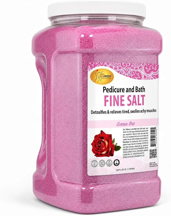 Spa Redi Pedi Bath Fine Salt – 1 Gallon & 5 Gallon – Choose Your Fragrance & Size