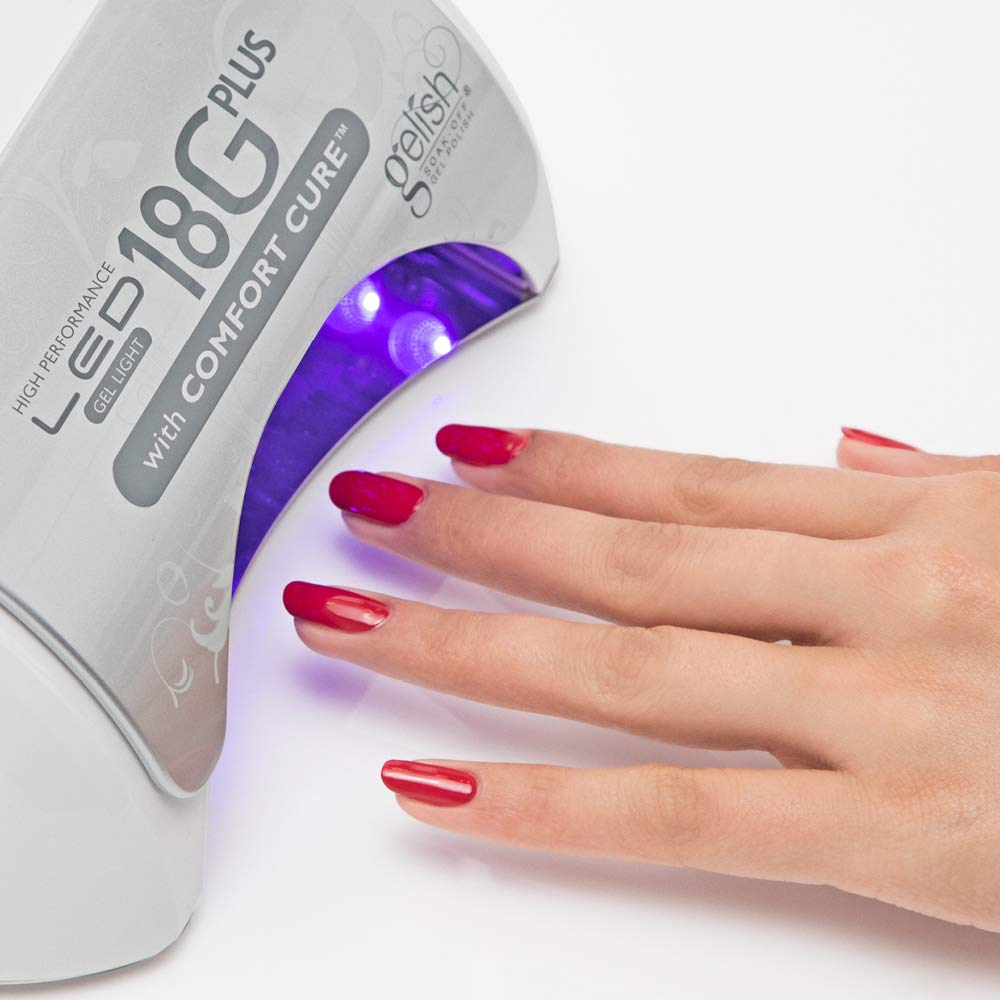 Gelish LED 18G Light PLUS with Comfort Cure – Professional Gel Curing Lamp