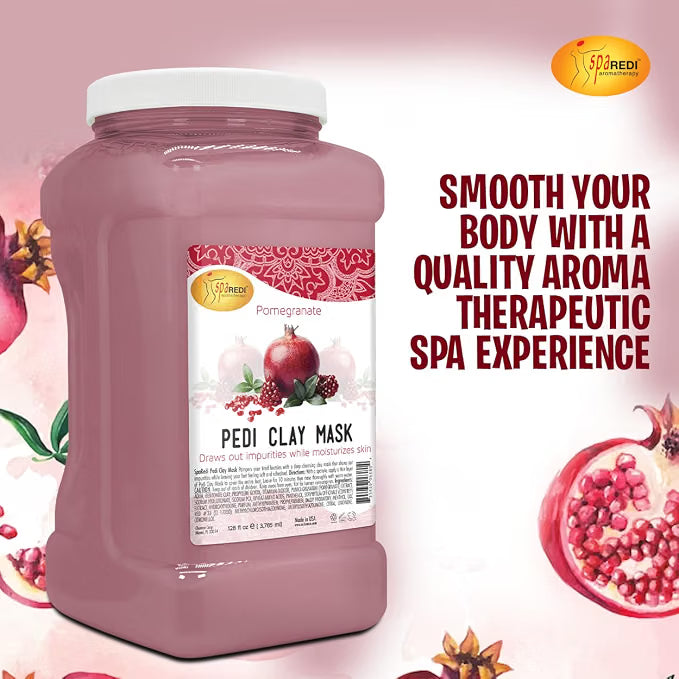 Spa Redi Pedi & JAS Clay Mask – 1 Gallon & 5 Gallon – Choose Your Fragrance & Size