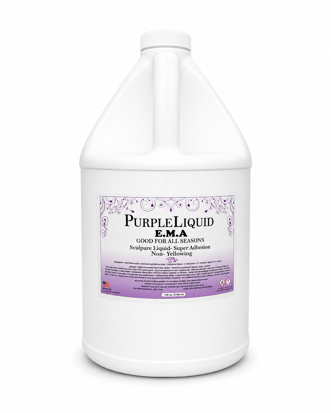 Purple Liquid E.M.A Sculpture Liquid – 1 Gallon / 128 oz