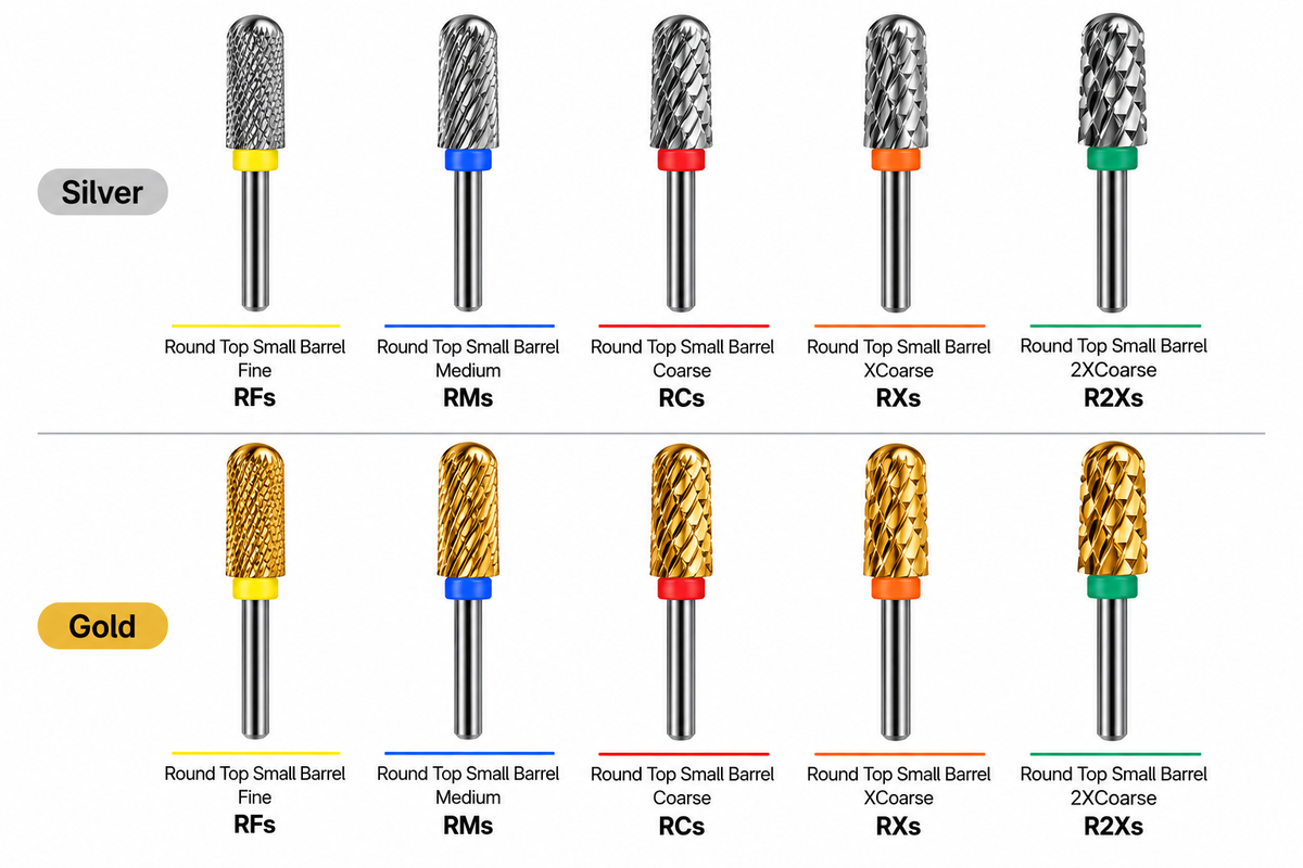 Professional Nail Drill Bits – Choose Your Style & Grit