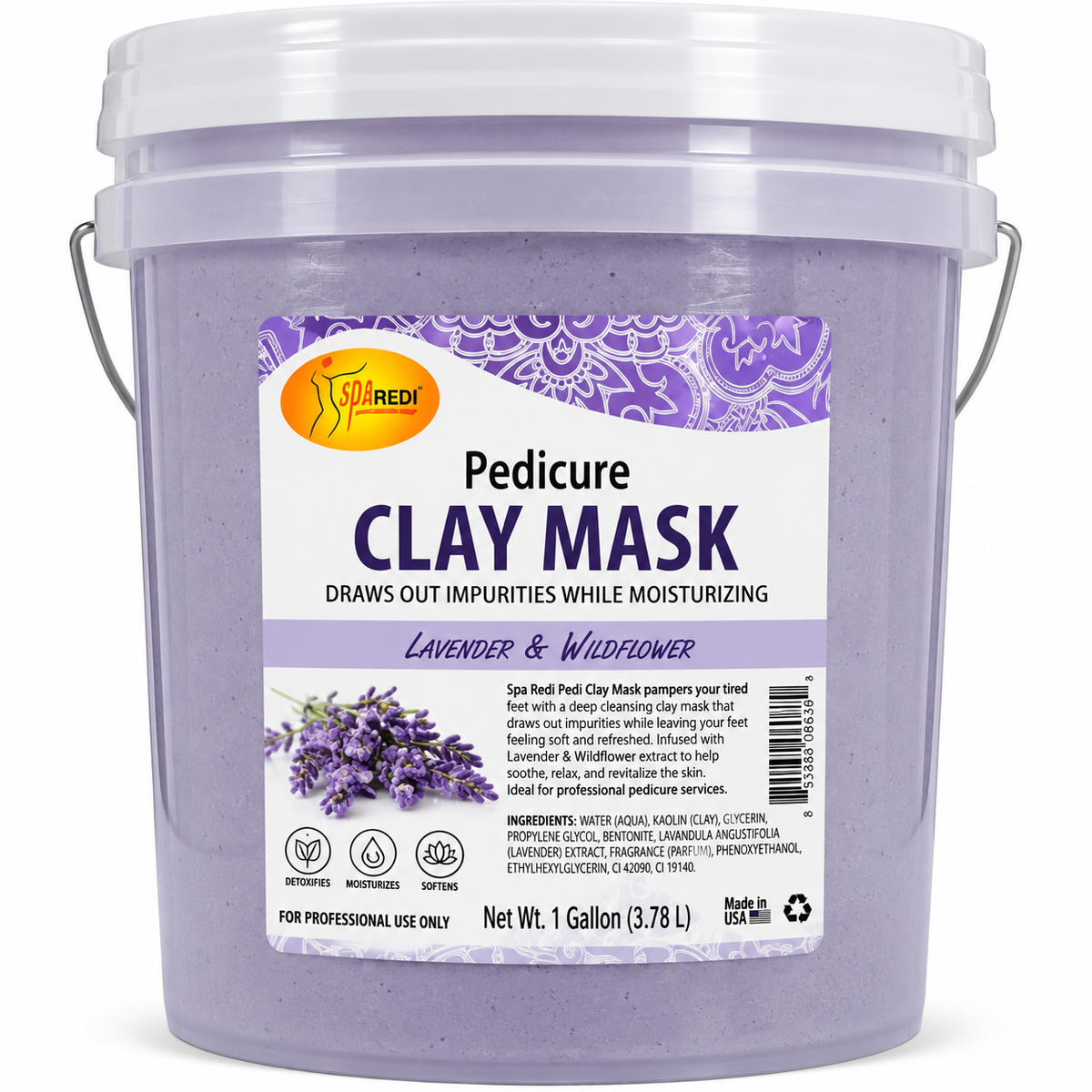 Spa Redi Pedi & JAS Clay Mask – 1 Gallon & 5 Gallon – Choose Your Fragrance & Size
