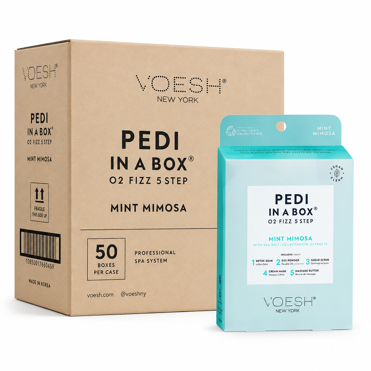 Voesh - Pedi in a Box - O2 Fizz 5 Steps