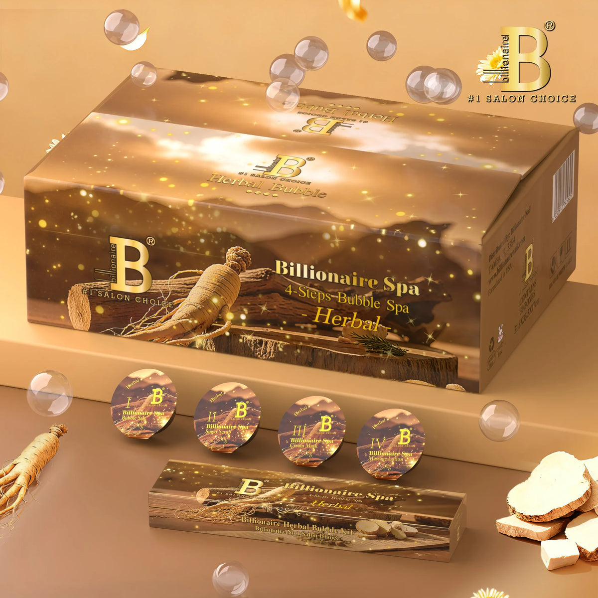 Billionaire Spa - 4 Steps Luxury Bubble Spa