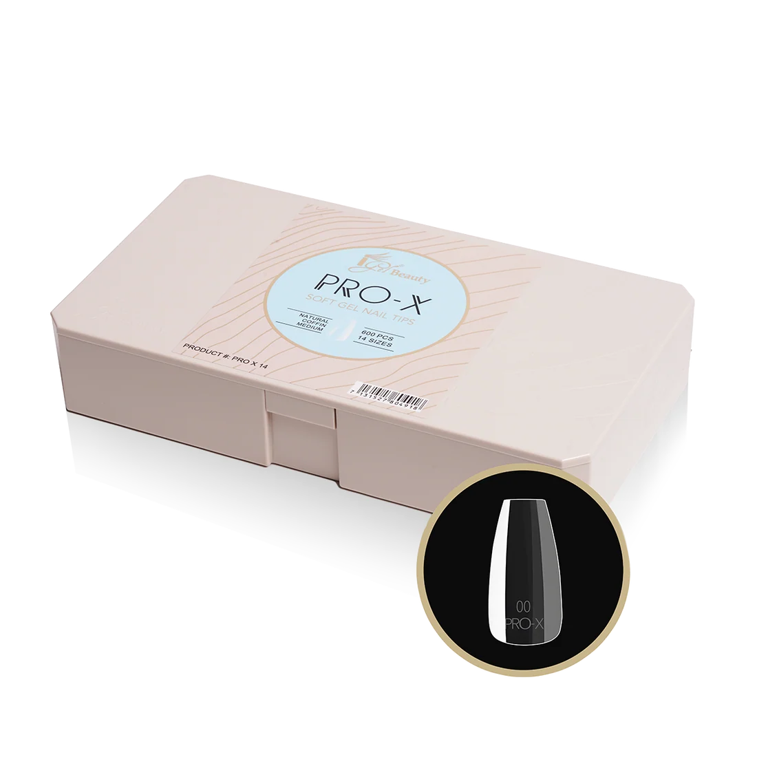 Pro-X Soft Gel Nail Tips – Natural Shapes | Short, Medium & Long