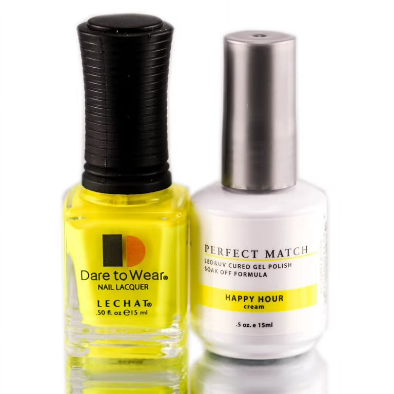 LeChat Perfect Match Gel Polish & Nail Lacquer Duo – Choose Your Shade, 0.5 fl oz (15 mL)