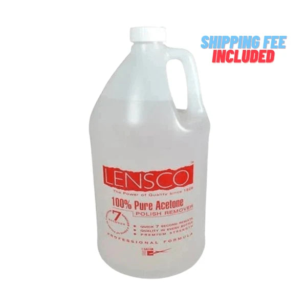 Lensco 100% Pure Acetone – 1 Gallon (128 fl oz / 3.78 L)