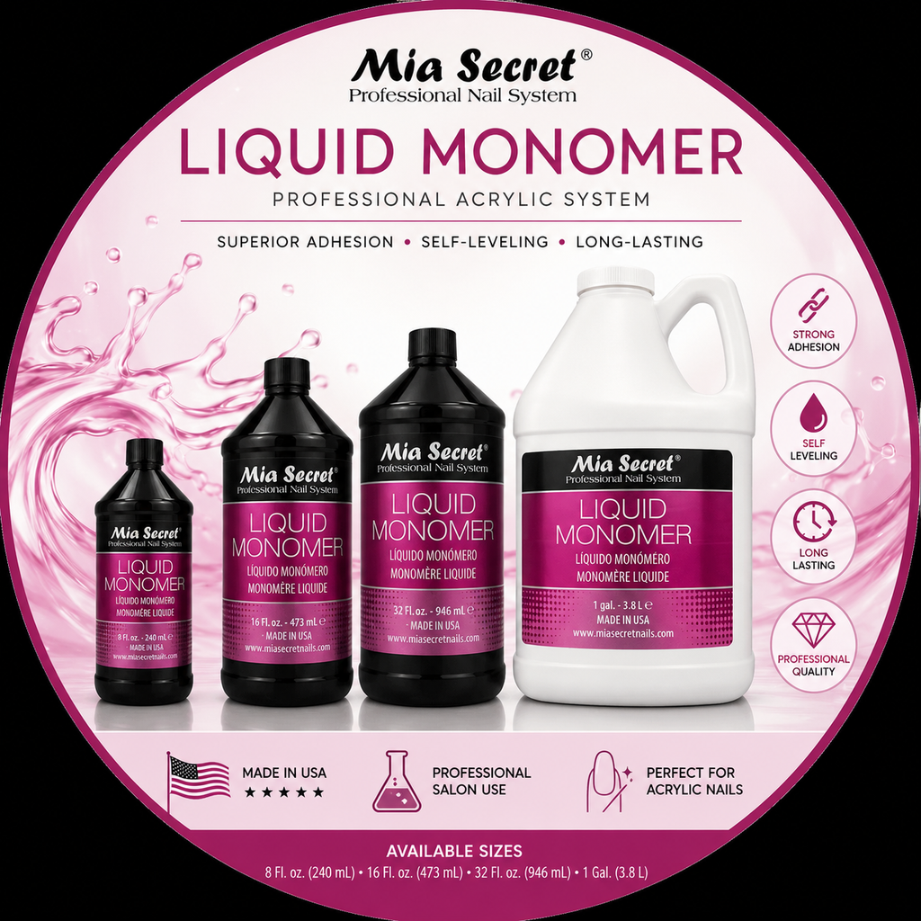 Mia Secret Liquid Monomer – Professional Acrylic Nail Liquid