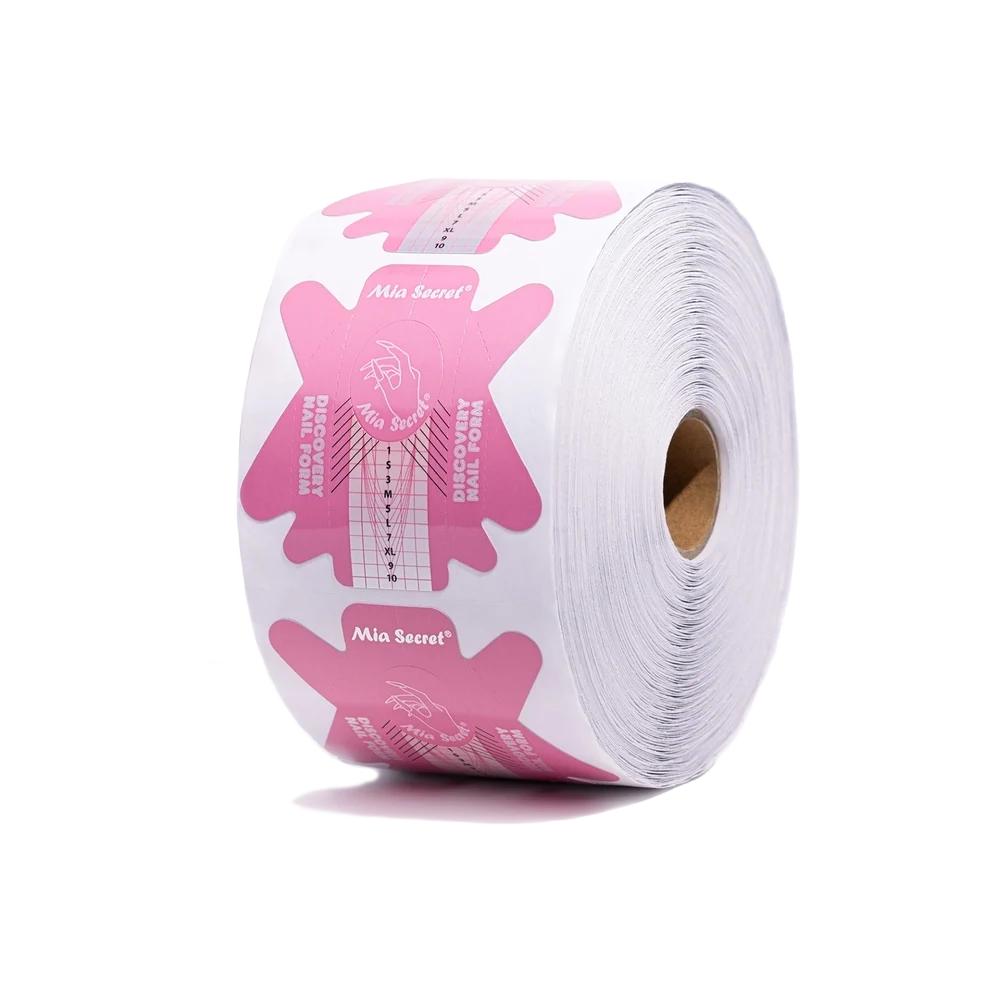 Professional Nail Forms for Acrylic & Gel Extensions – Disposable Rolls & Reusable Forms
