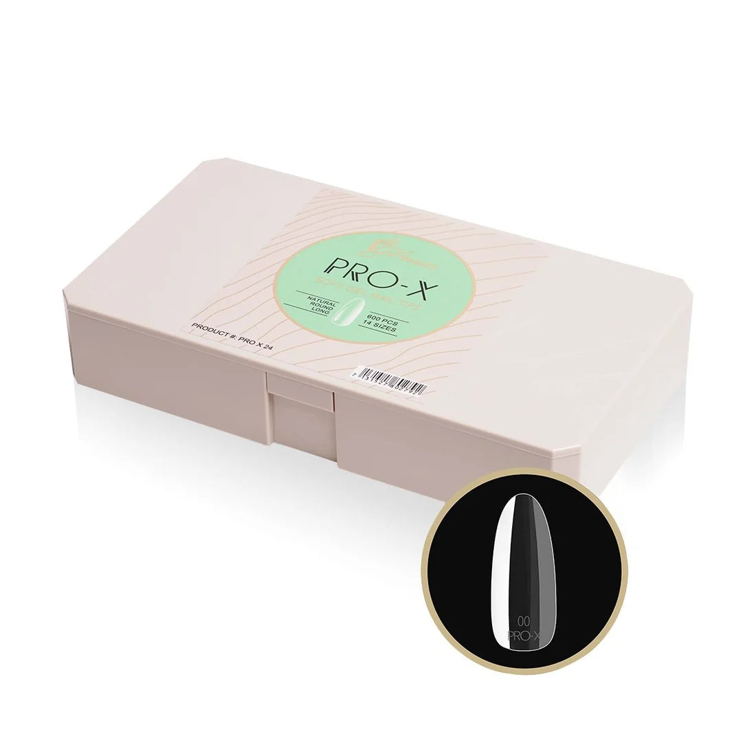 Pro-X Soft Gel Nail Tips – Natural Shapes | Short, Medium & Long