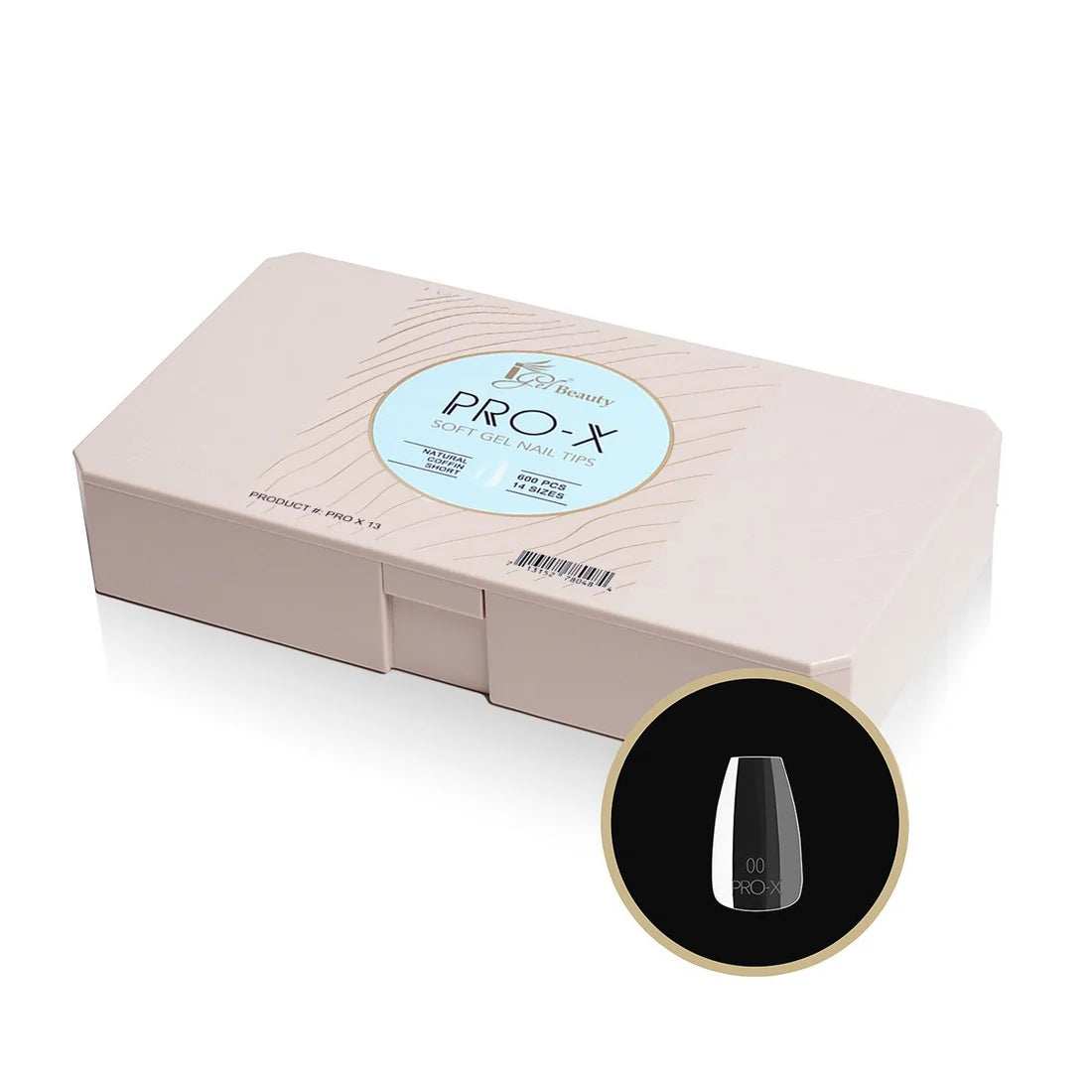 Pro-X Soft Gel Nail Tips – Natural Shapes | Short, Medium & Long