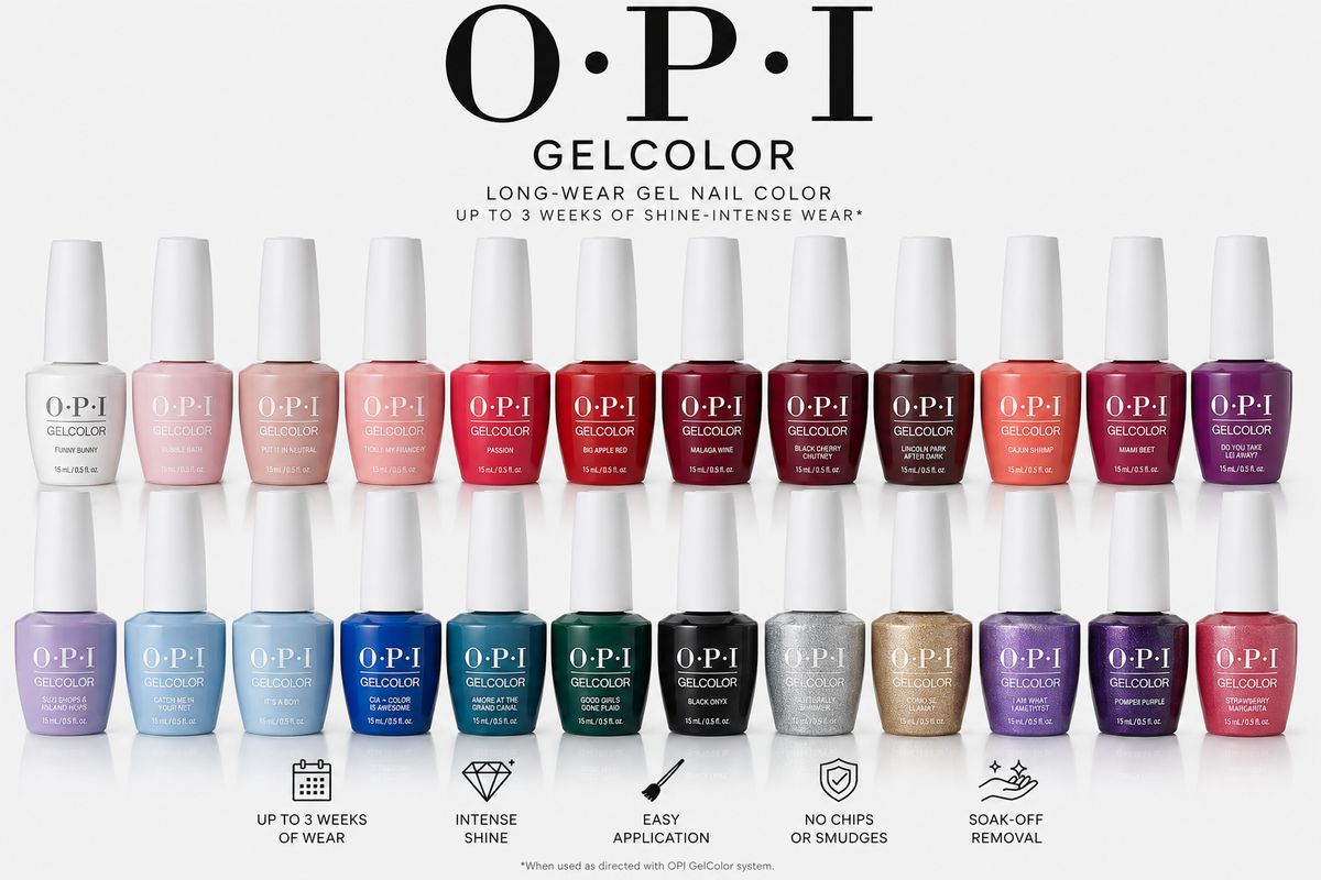 OPI Gel Color – Choose Your Shade | 0.5 fl oz / 15 mL