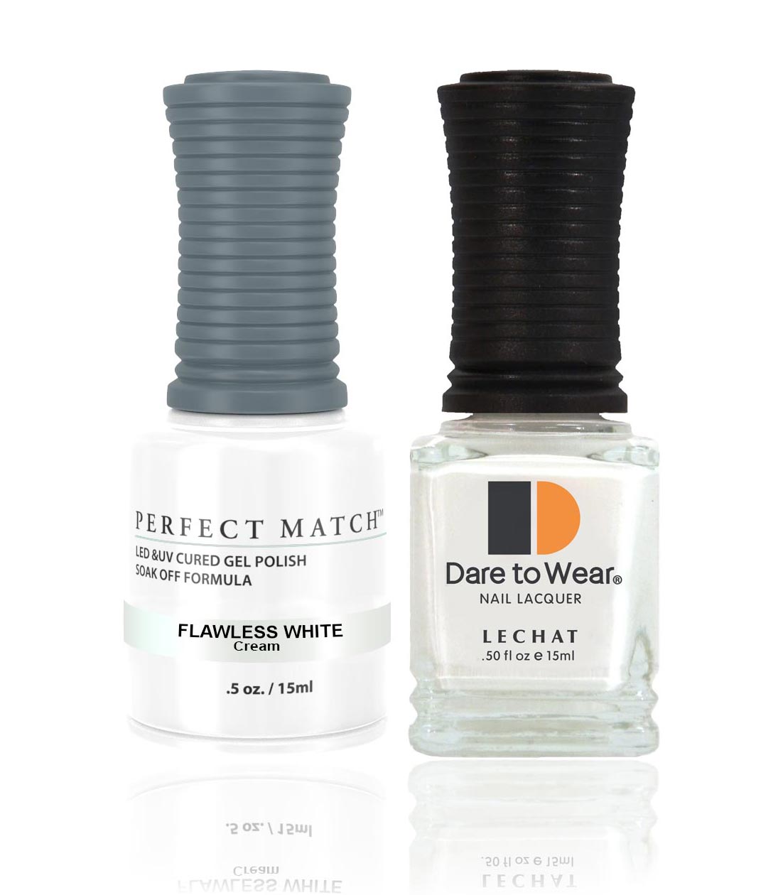 LeChat Perfect Match Gel Polish & Nail Lacquer Duo – Choose Your Shade, 0.5 fl oz (15 mL)