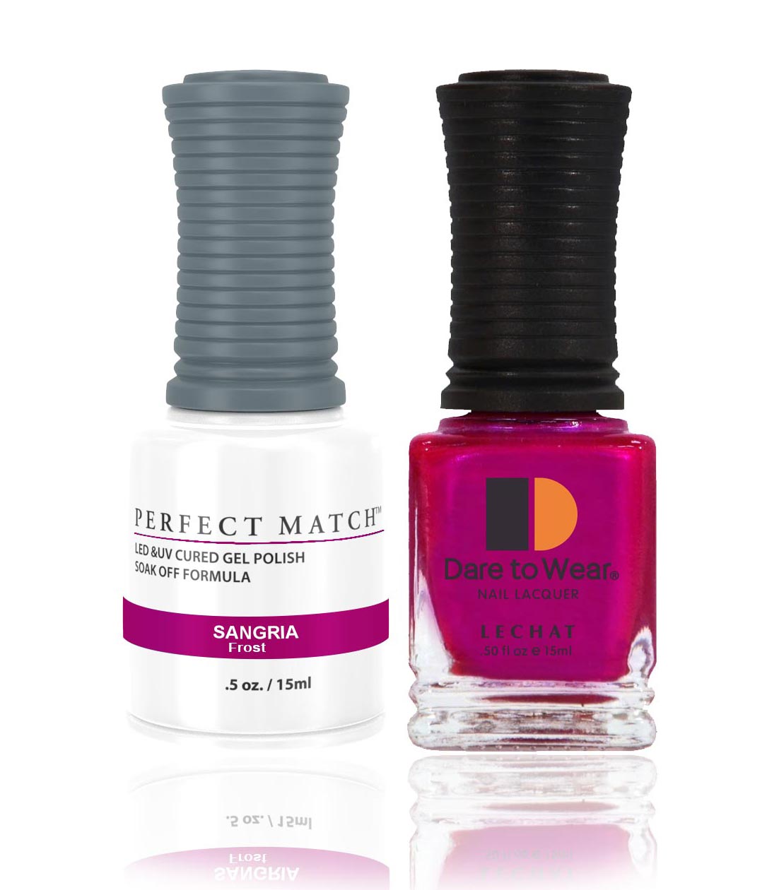 LeChat Perfect Match Gel Polish & Nail Lacquer Duo – Choose Your Shade, 0.5 fl oz (15 mL)