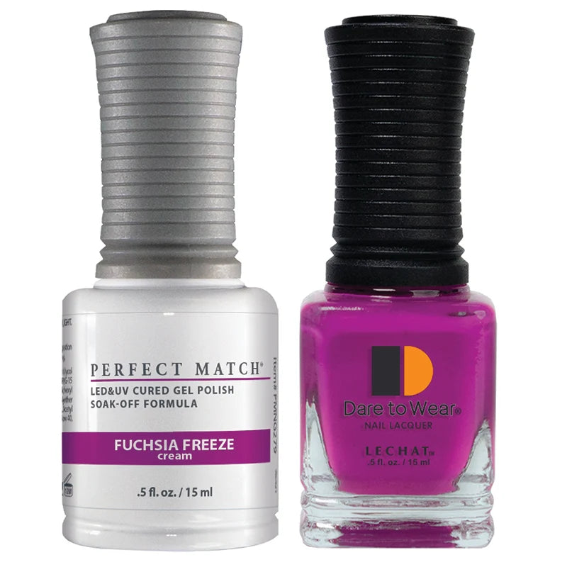 LeChat Perfect Match Gel Polish & Nail Lacquer Duo – Choose Your Shade, 0.5 fl oz (15 mL)