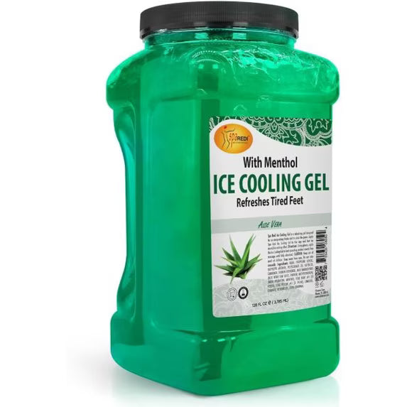 SPA REDI Pedicure Massage Cooling Gel, Fast-Absorbing, 1 Gallon