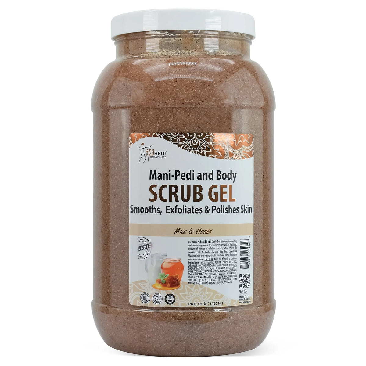 Spa Redi Mani-Pedi & Body Scrub Gel – 1 Gallon & 5 Gallon – Choose Your Fragrance & Size
