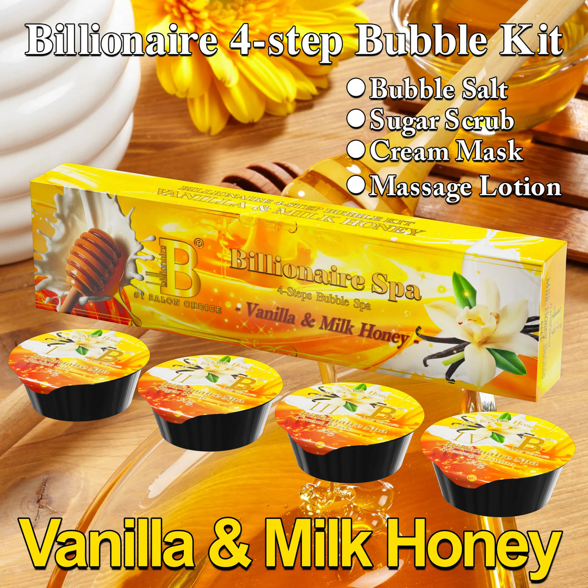 Billionaire Spa - 4 Steps Luxury Bubble Spa