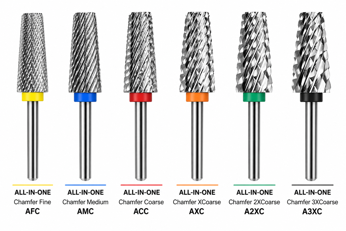 Professional Nail Drill Bits – Choose Your Style & Grit