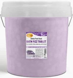 SPA REDI - Detox Foot Soak Fizz Tablets for Pedicure - Foot Bath with Tea Tree Oil, Aromatherapeutic, Draws Impurities, Softens, Replenishes and Moisturizes