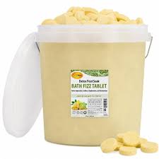SPA REDI - Detox Foot Soak Fizz Tablets for Pedicure - Foot Bath with Tea Tree Oil, Aromatherapeutic, Draws Impurities, Softens, Replenishes and Moisturizes