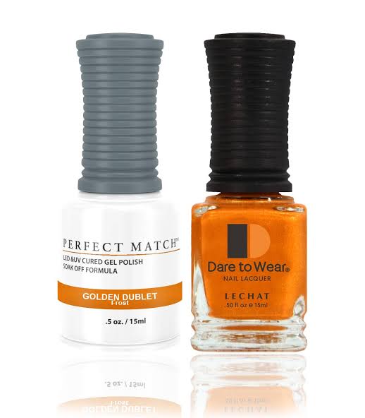 LeChat Perfect Match Gel Polish & Nail Lacquer Duo – Choose Your Shade, 0.5 fl oz (15 mL)