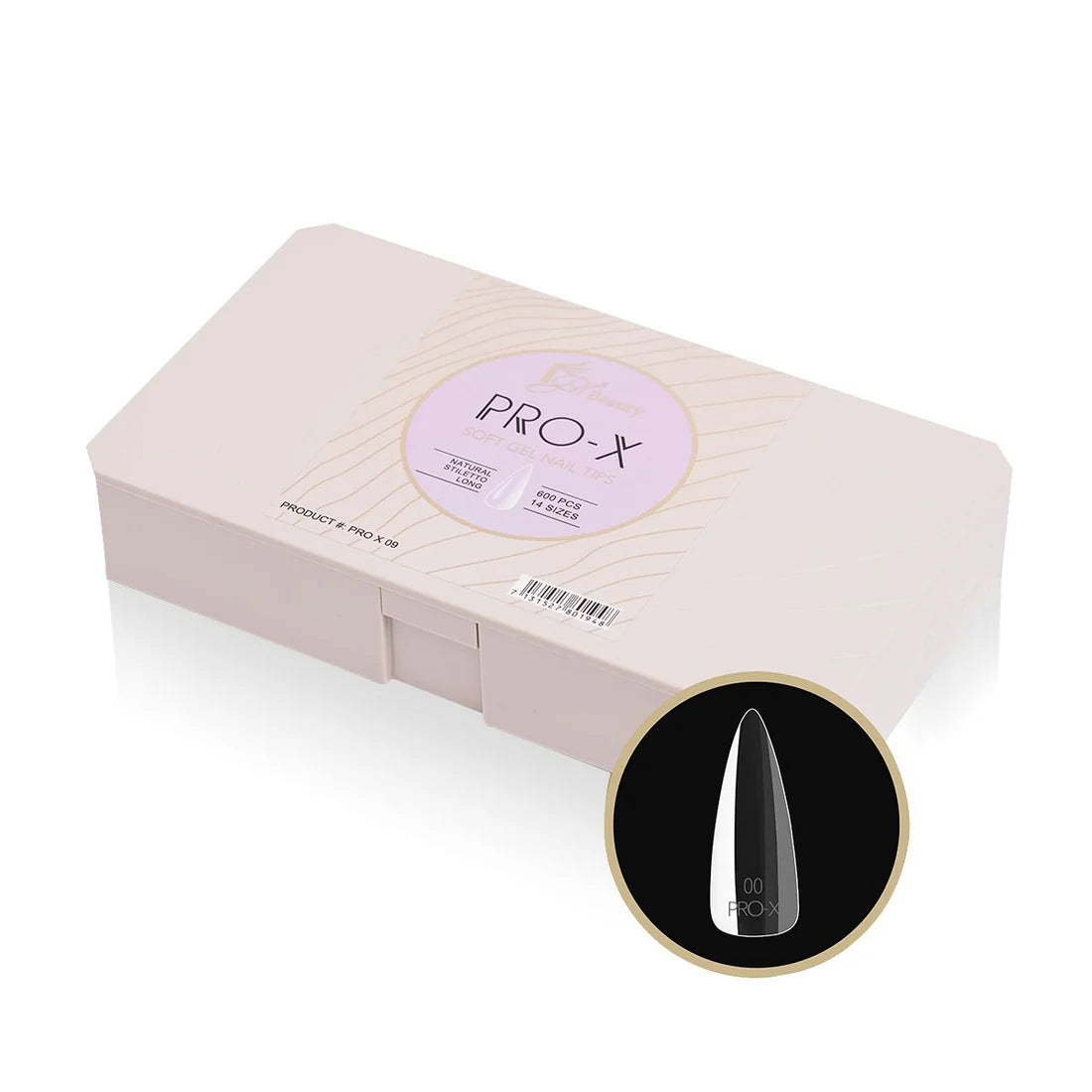Pro-X Soft Gel Nail Tips – Natural Shapes | Short, Medium & Long