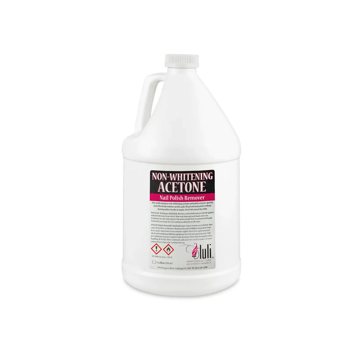 Luli Non-Whitening Acetone – 1 Gallon (128 fl oz / 3.78 L)