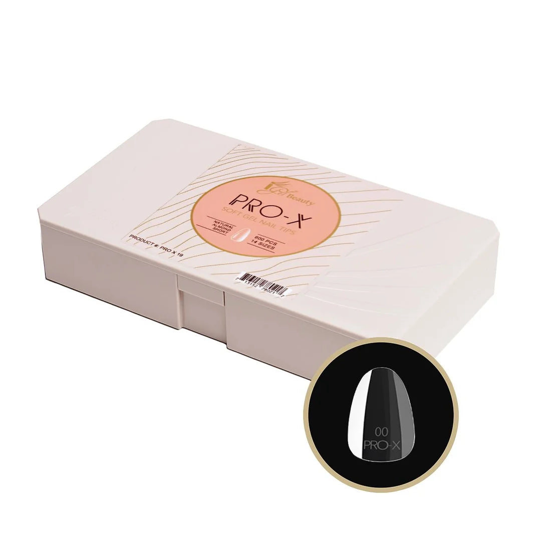 Pro-X Soft Gel Nail Tips – Natural Shapes | Short, Medium & Long