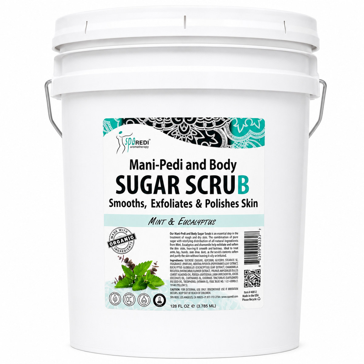 Spa Redi Mani-Pedi & Body Scrub Gel – 1 Gallon & 5 Gallon – Choose Your Fragrance & Size