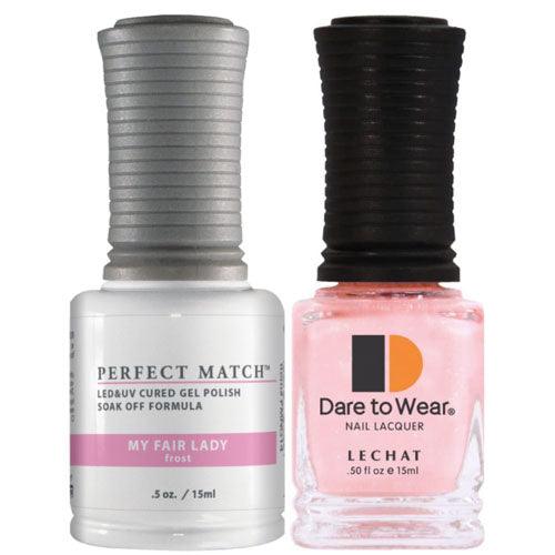 LeChat Perfect Match Gel Polish & Nail Lacquer Duo – Choose Your Shade, 0.5 fl oz (15 mL)