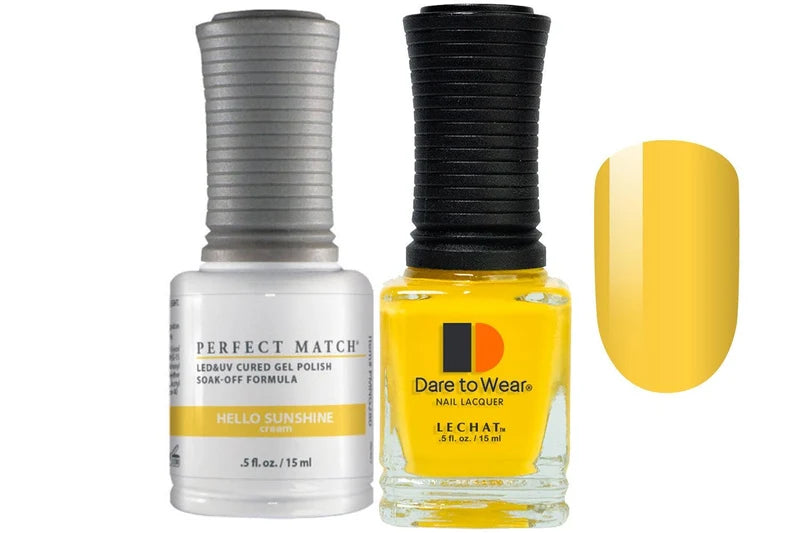 LeChat Perfect Match Gel Polish & Nail Lacquer Duo – Choose Your Shade, 0.5 fl oz (15 mL)