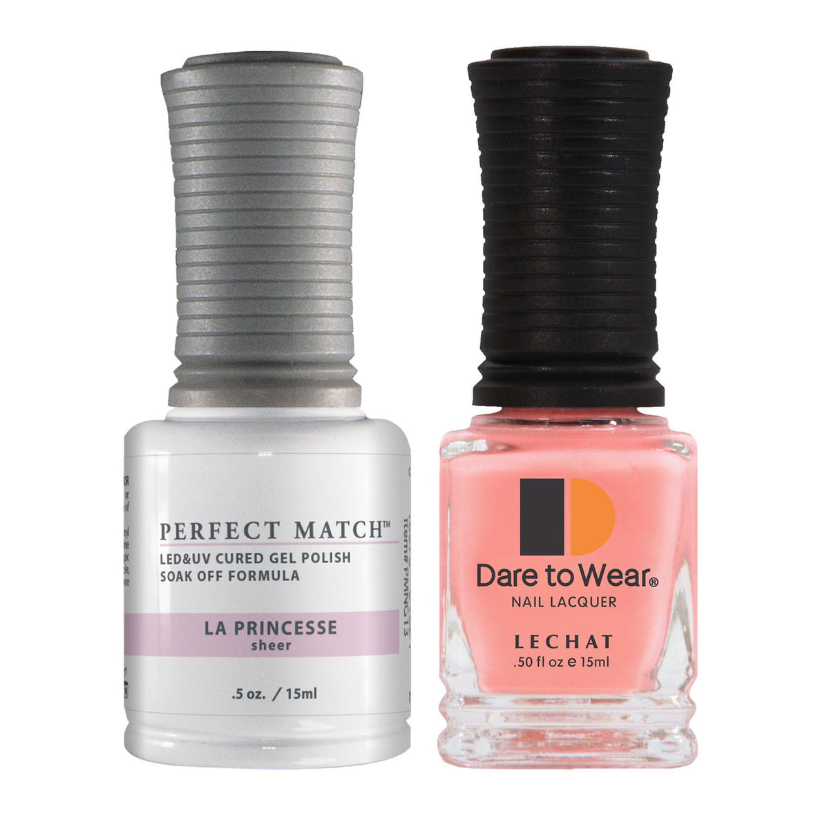 LeChat Perfect Match Gel Polish & Nail Lacquer Duo – Choose Your Shade, 0.5 fl oz (15 mL)