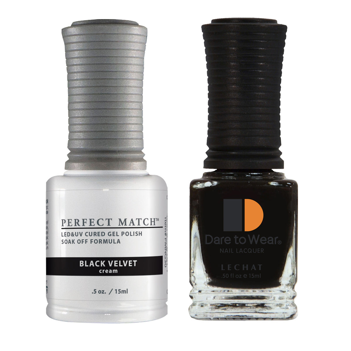 LeChat Perfect Match Gel Polish & Nail Lacquer Duo – Choose Your Shade, 0.5 fl oz (15 mL)