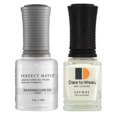 LeChat Perfect Match Gel Polish & Nail Lacquer Duo – Choose Your Shade, 0.5 fl oz (15 mL)