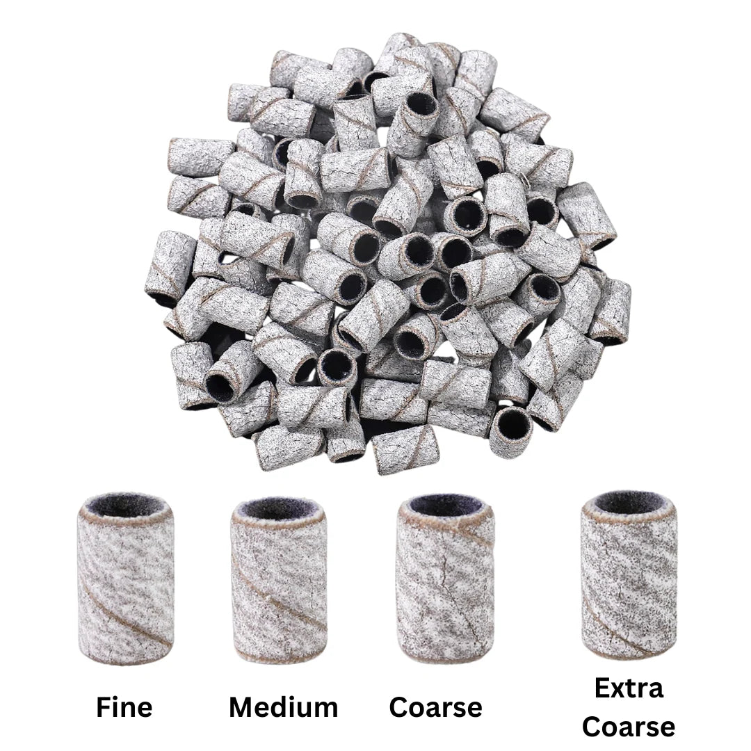 Professional Nail Sanding Bands – White, Brown & Medicool Mini – Choose Grit