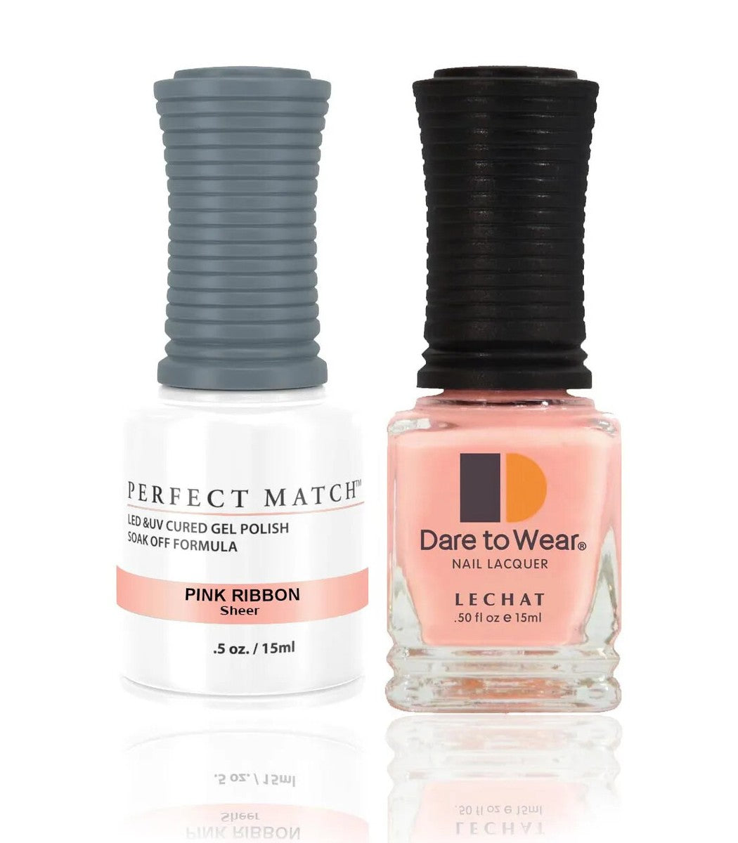 LeChat Perfect Match Gel Polish & Nail Lacquer Duo – Choose Your Shade, 0.5 fl oz (15 mL)