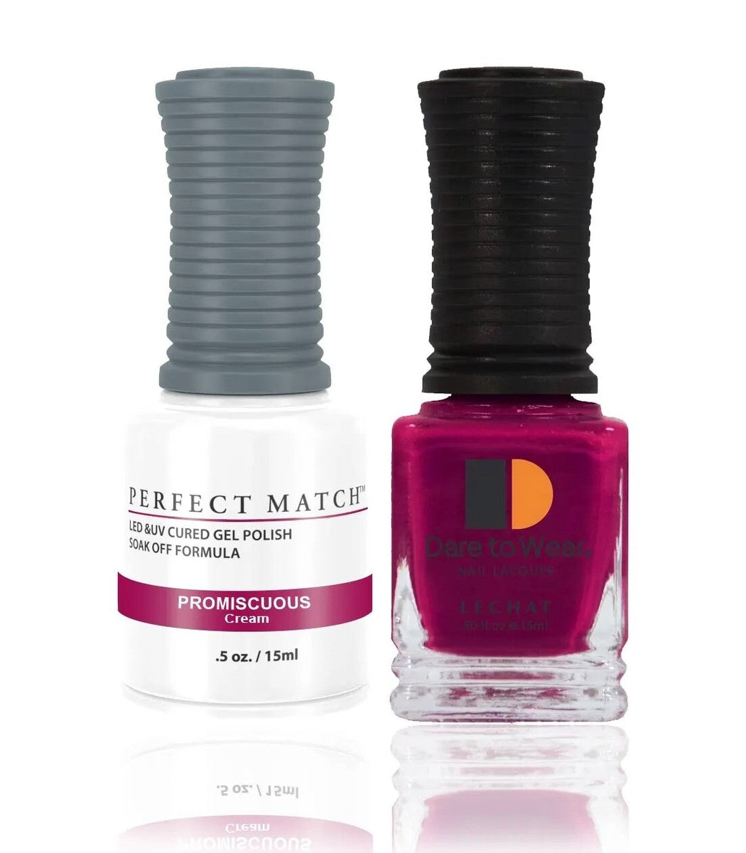 LeChat Perfect Match Gel Polish & Nail Lacquer Duo – Choose Your Shade, 0.5 fl oz (15 mL)