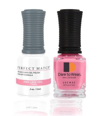 LeChat Perfect Match Gel Polish & Nail Lacquer Duo – Choose Your Shade, 0.5 fl oz (15 mL)
